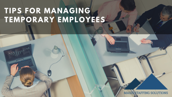 Managing temporary employees