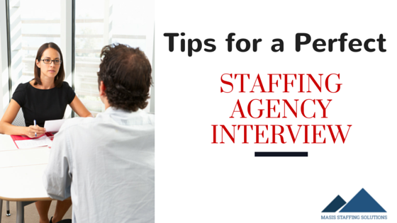 Interview with Staffing Agency