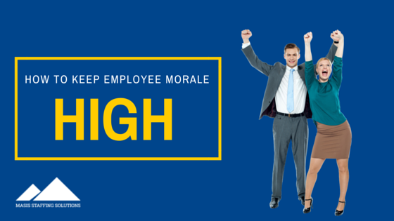 keep employee morale high