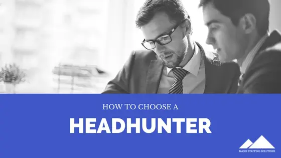 how to choose a headhunter