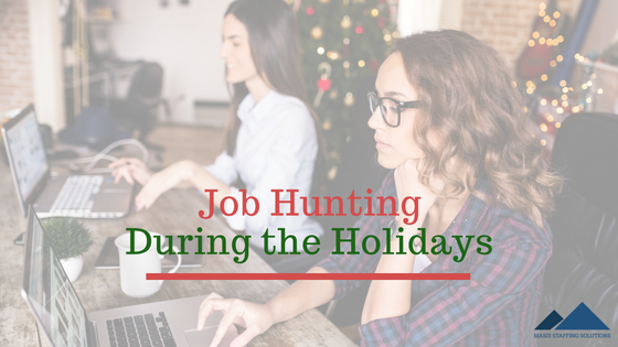 job hunting during the holidays