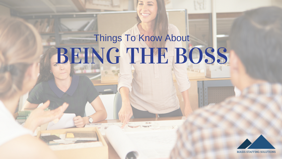 being the boss