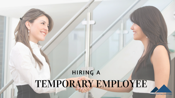 hiring a temporary employee