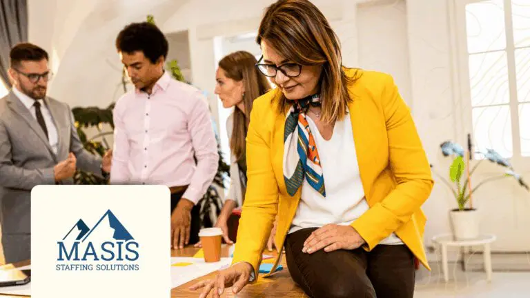 Employees working in an office