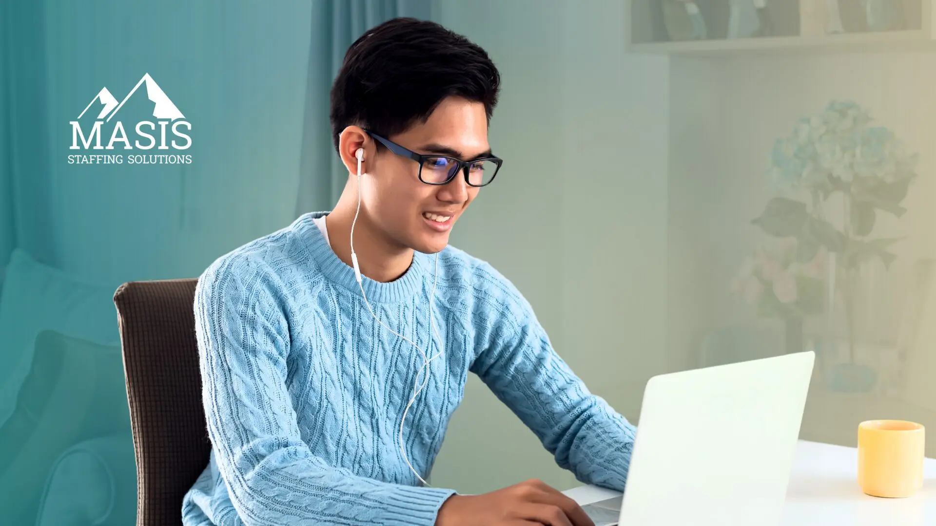 An applicant searches on a job hunt online during a slow season